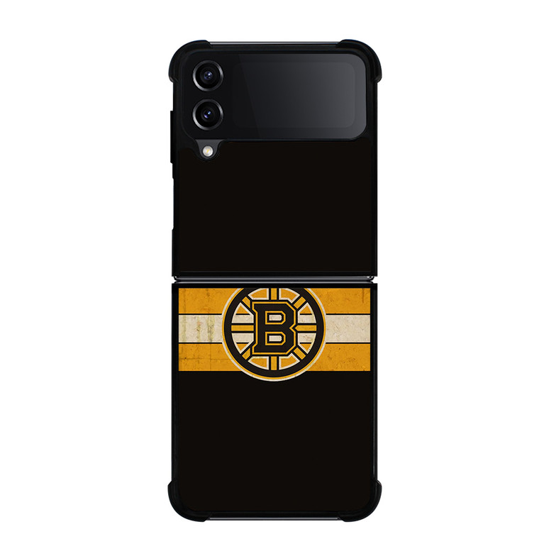 BOSTON BRUINS HOECKY TEAM EMBLEM Samsung Galaxy Z FLip4 5G Case Cover