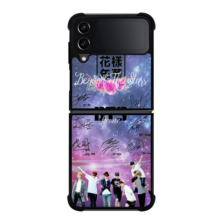 BTS VANGTAN BOYS KPOP SIGNATURE Samsung Galaxy Z FLip4 5G Case Cover