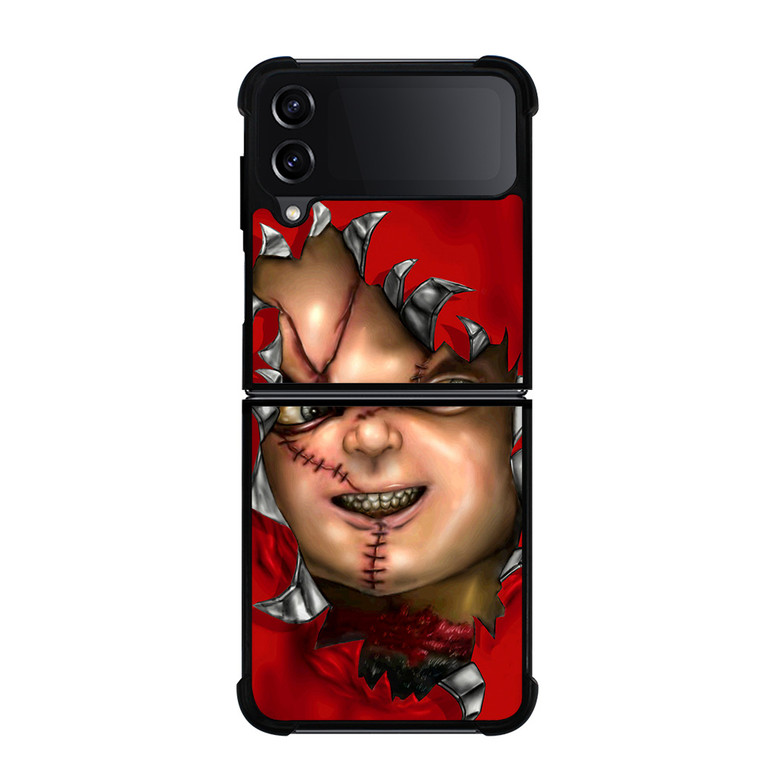 CHUCKY CHILD'S PLAY RED HAIR Samsung Galaxy Z FLip4 5G Case Cover