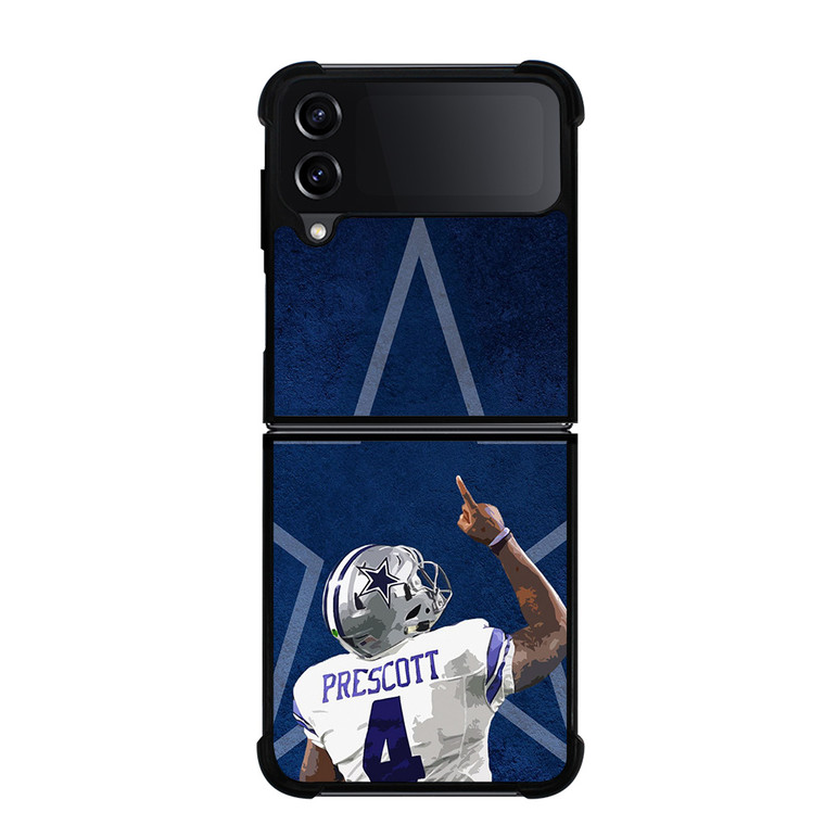 DAK PRESCOTT COWBOYS DALLAS COWBOYS FOOTBALL FOUR Samsung Galaxy Z FLip4 5G Case Cover