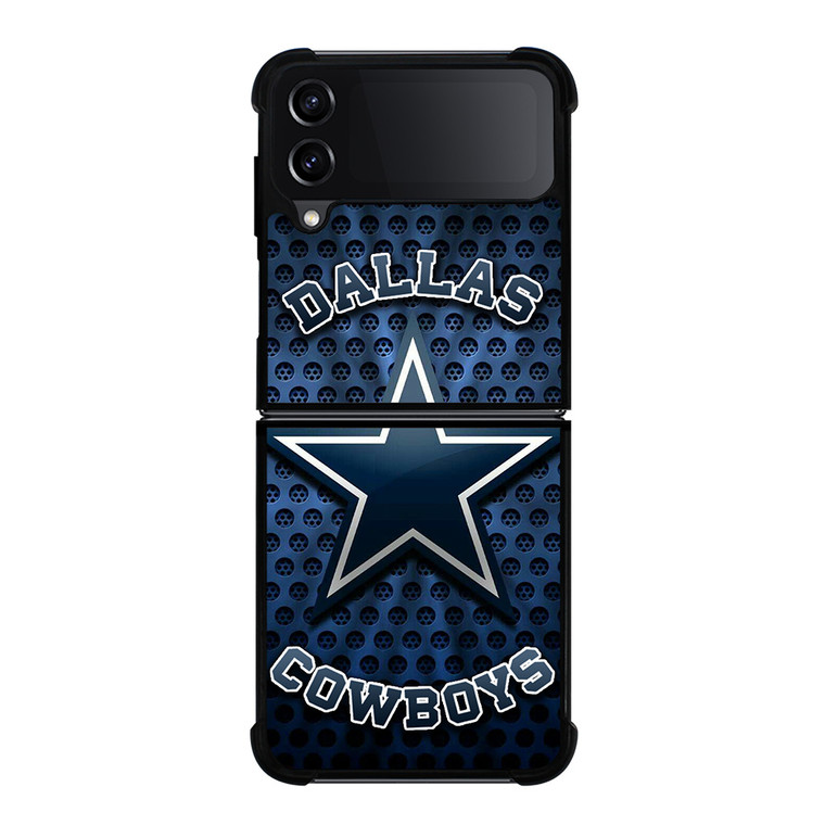 DALLAS COWBOYS BLUE METAL SYMBOL Samsung Galaxy Z FLip4 5G Case Cover