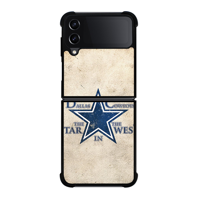 DALLAS COWBOYS STAR IN WEST LOGO Samsung Galaxy Z FLip4 5G Case Cover