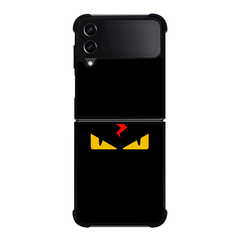 FENDI ROMA EYES YELLOW Samsung Galaxy Z FLip4 5G Case Cover