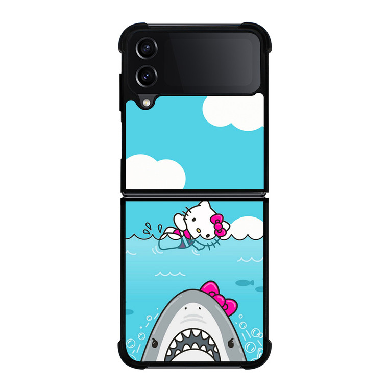HELLO KITTY JAWS SEA Samsung Galaxy Z FLip4 5G Case Cover