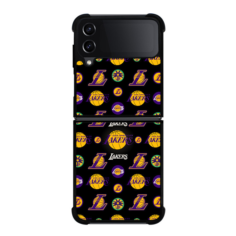LA LAKERS NBA COLLAGE Samsung Galaxy Z FLip4 5G Case Cover