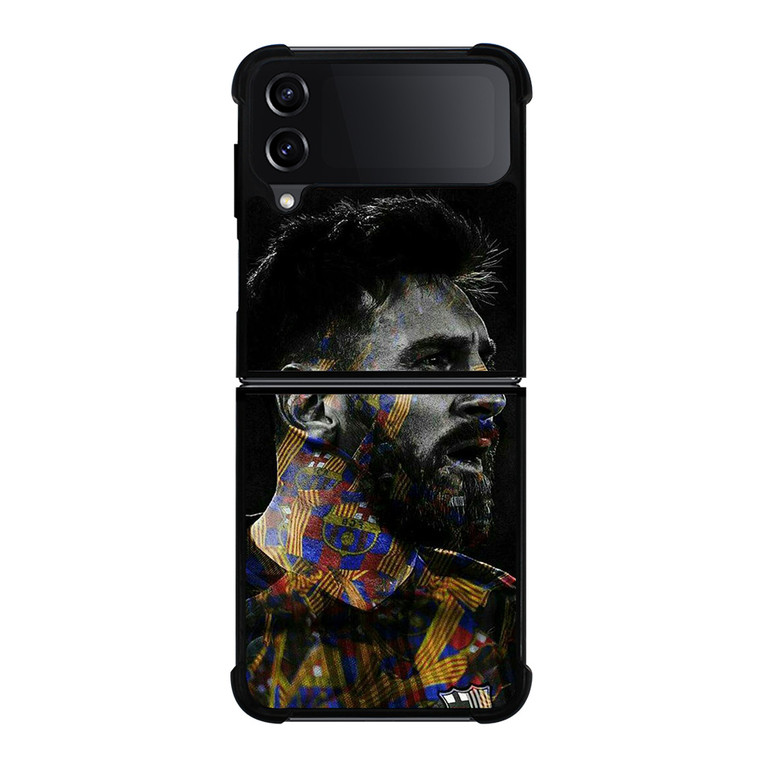 LEO MESSI BARCELONA ART Samsung Galaxy Z FLip4 5G Case Cover