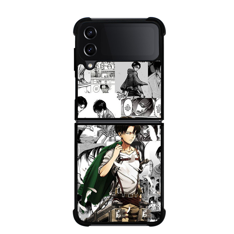 LEVI ACKERMAN CARTOON MANGA ATTACK ON TITAN Samsung Galaxy Z FLip4 5G Case Cover