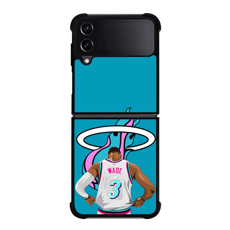 MIAMI HEAT DWYANE WADE 3 BASKETBALL Samsung Galaxy Z FLip4 5G Case Cover