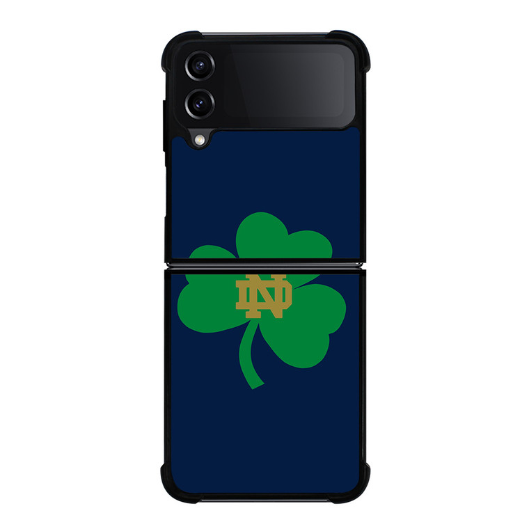 NOTRE DAME FIGHTING IRISH LEAF LOGO Samsung Galaxy Z FLip4 5G Case Cover