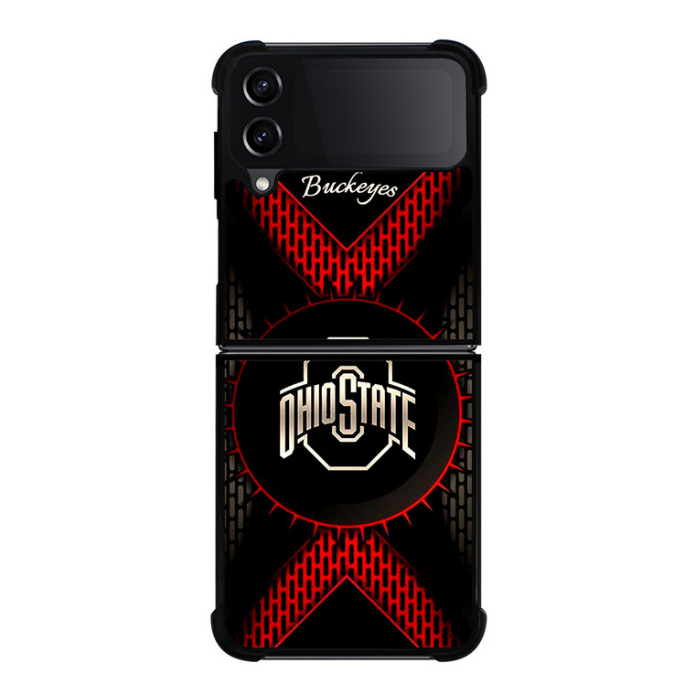 OHIO STATE BUCKEYES FOOTBALL TEAM LOGO Samsung Galaxy Z FLip4 5G Case Cover