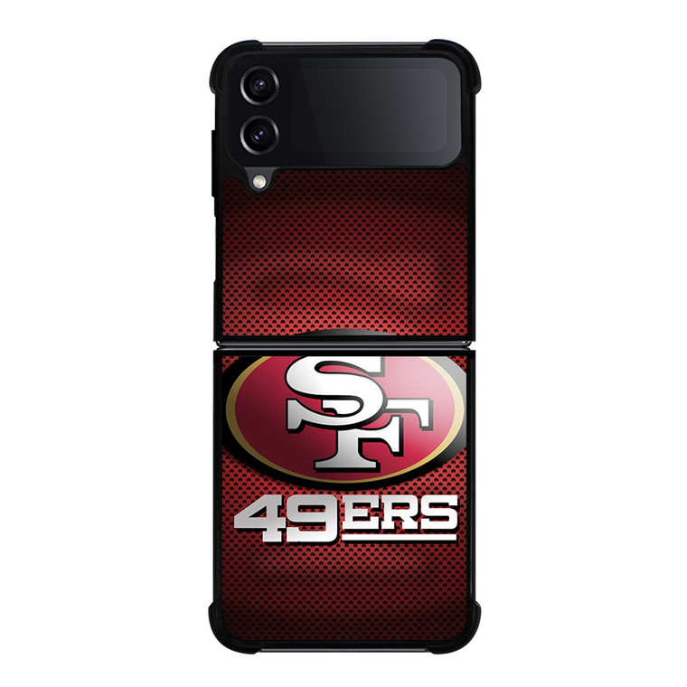 SAN FRANCISCO 49ERS SF TEAM LOGO Samsung Galaxy Z FLip4 5G Case Cover SAN FRANCISCO 49ERS SF TEAM LOGO Samsung Galaxy Z FLip4 5G Case Cover
