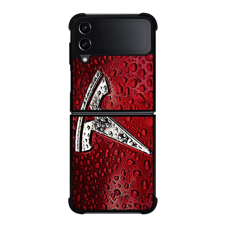 TESLA RED WATER EMBLEM Samsung Galaxy Z FLip4 5G Case Cover
