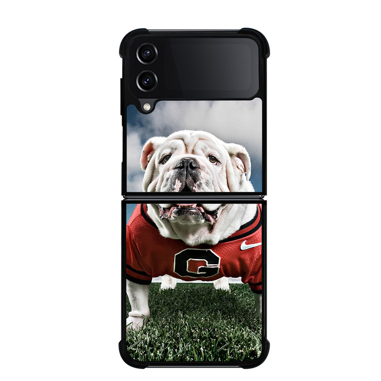UNIVERSITY OF GEORGIA BULLDOGS UGA Samsung Galaxy Z FLip4 5G Case Cover