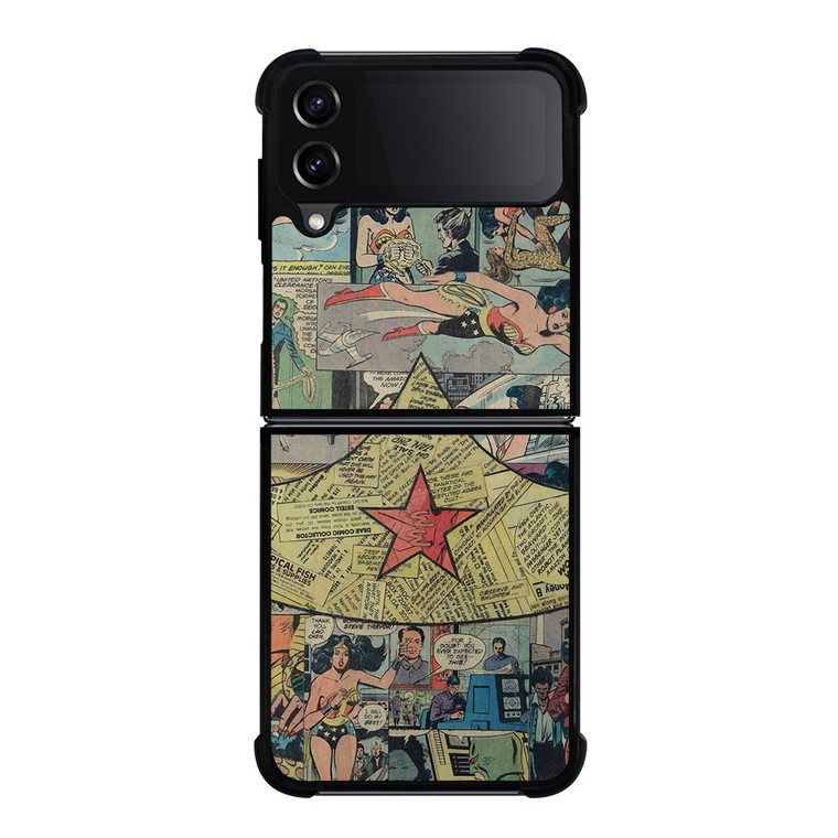 WONDER WOMAN COLLAGE Samsung Galaxy Z FLip4 5G Case Cover