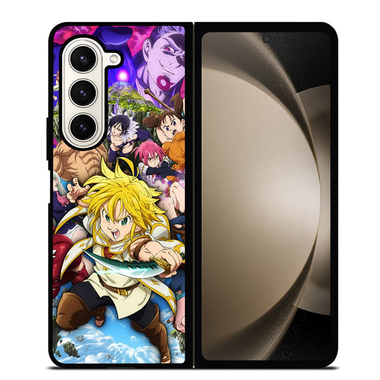 7 SEVEN DEADLY SINS ANIME CHARACTERS Samsung Galaxy Z Fold 5 Case Cover