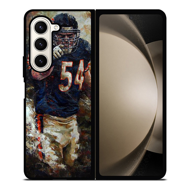 ART BRIAN URLACHER CHICAGO BEARS Samsung Galaxy Z Fold 5 Case Cover
