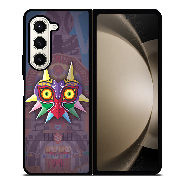 ART MAJORA'S MASK THE LEGEND OF ZELDA Samsung Galaxy Z Fold 5 Case Cover
