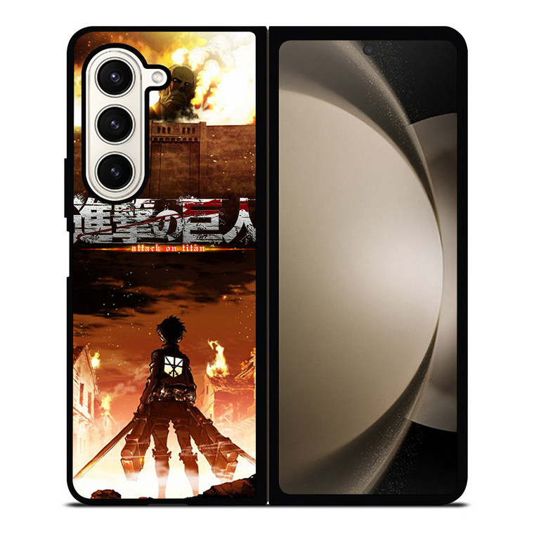 ATTACK ON TITAN COVER ANIME Samsung Galaxy Z Fold 5 Case Cover
