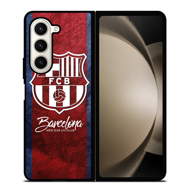 BARCELONA FC MES QUE UN CLUB FOOTBALL Samsung Galaxy Z Fold 5 Case Cover