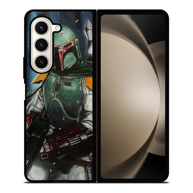 BOBA FETT STAR WARS ART Samsung Galaxy Z Fold 5 Case Cover BOBA FETT STAR WARS ART Samsung Galaxy Z Fold 5 Case Cover