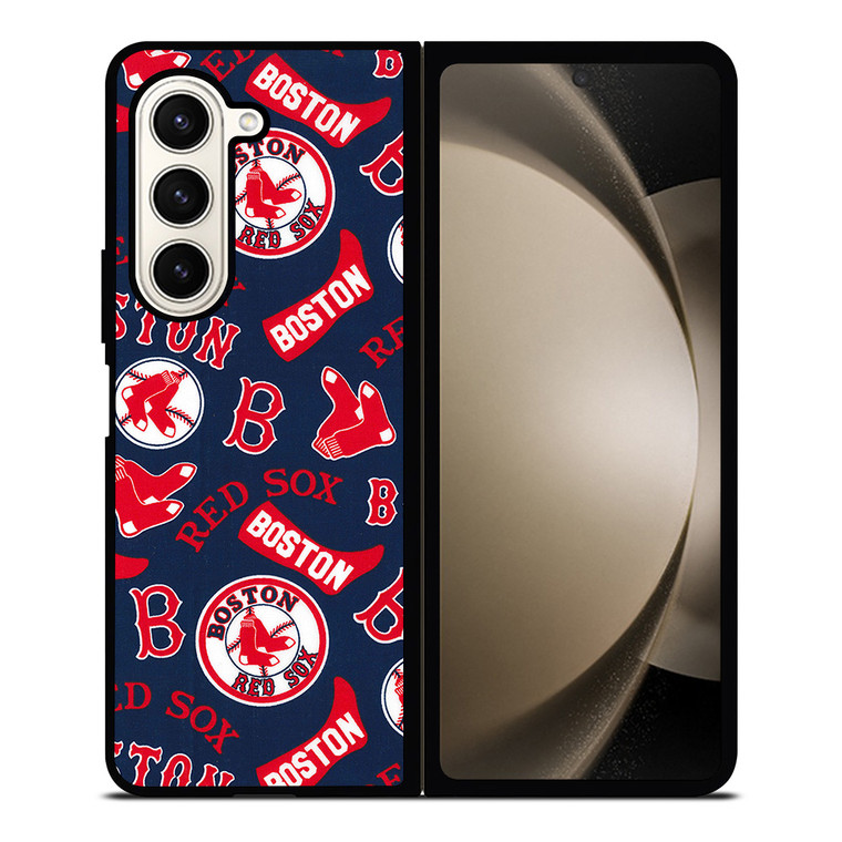 BOSTON RED SOX BASEBALL TEAM LOGO Samsung Galaxy Z Fold 5 Case Cover