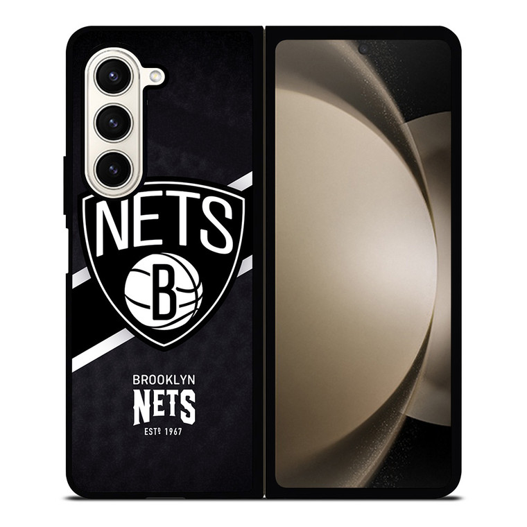 BROOKLYN NETS BASKETBAL TEAM LOGO EST 1967 Samsung Galaxy Z Fold 5 Case Cover