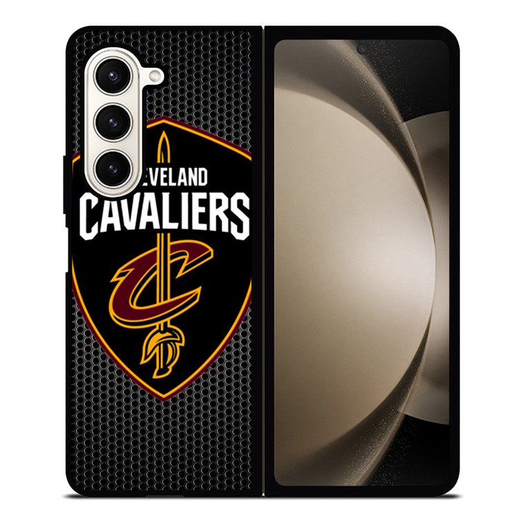 CLEVELAND CAVALIERS BASEBALL CARBON LOGO Samsung Galaxy Z Fold 5 Case Cover