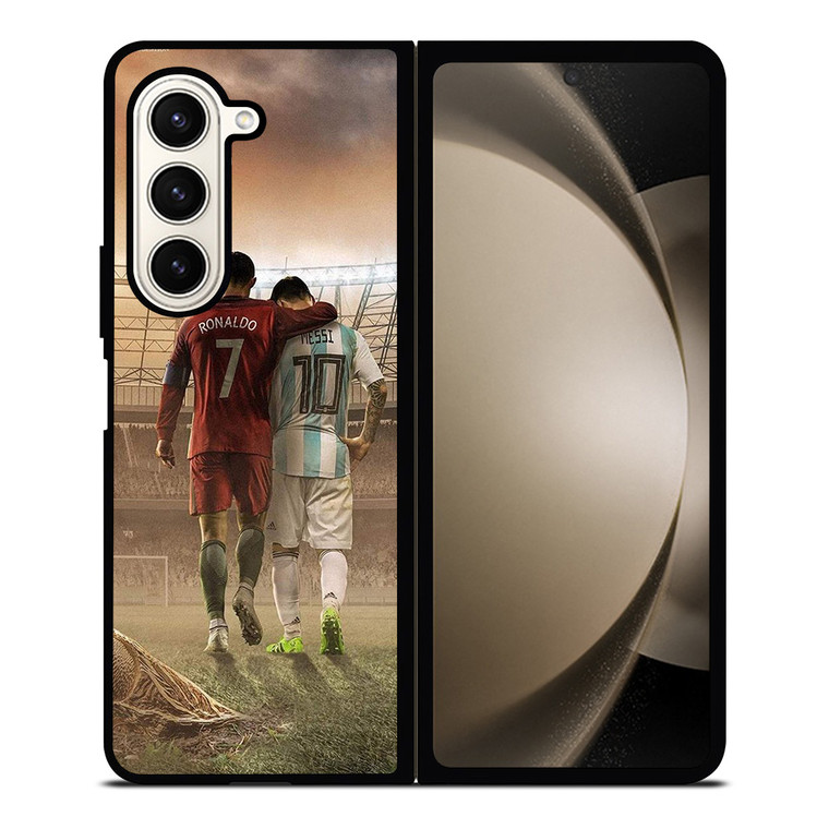 CRISTIANO RONALDO AND LIONEL MESSI Samsung Galaxy Z Fold 5 Case Cover