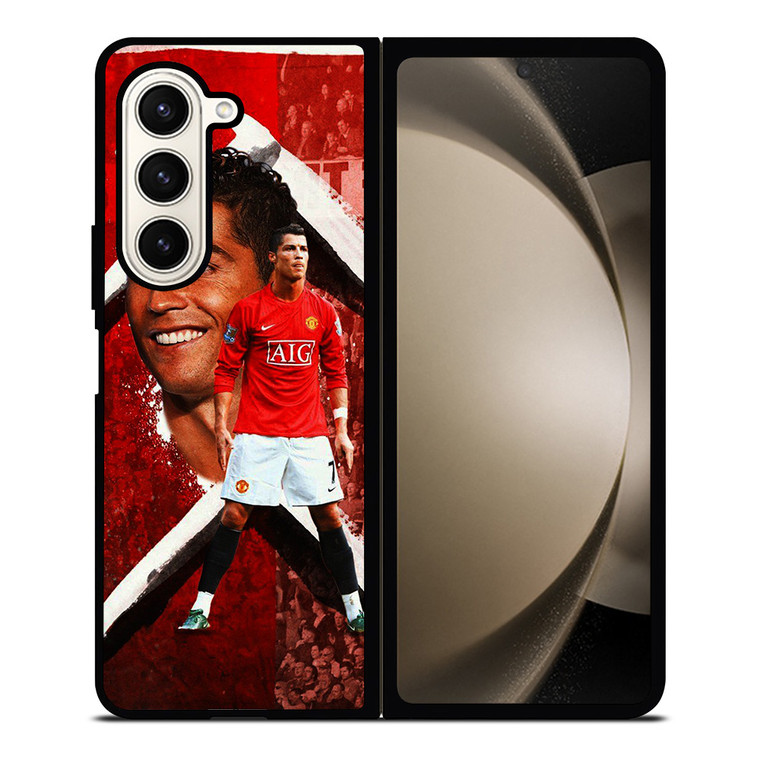 CRISTIANO RONALDO MAN UNITED STAR 7 Samsung Galaxy Z Fold 5 Case Cover