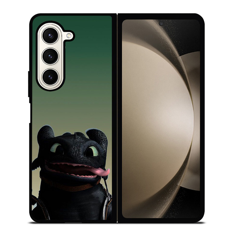 CUTE TOOTHLESS HOW TO TRAIN YOUR DRAGON Samsung Galaxy Z Fold 5 Case Cover
