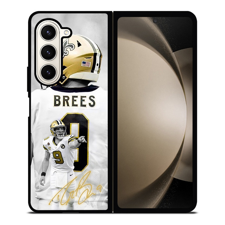 DREW BREES 9 SIGNATURE NEW ORLEANS Samsung Galaxy Z Fold 5 Case Cover