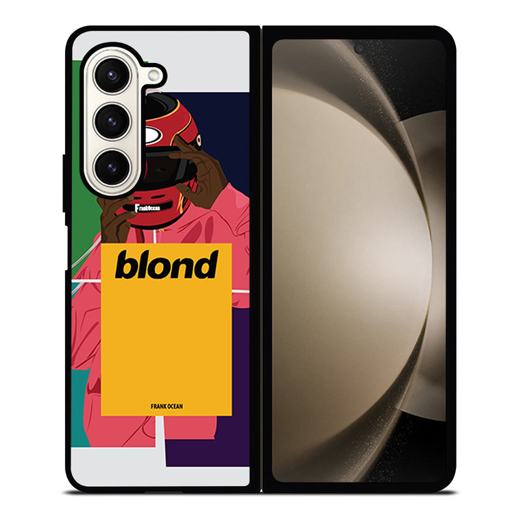 FRANK OCEAN BLOND 4 Samsung Galaxy S10 5G Black Plastic Samsung Galaxy Z Fold 5 Case Cover
