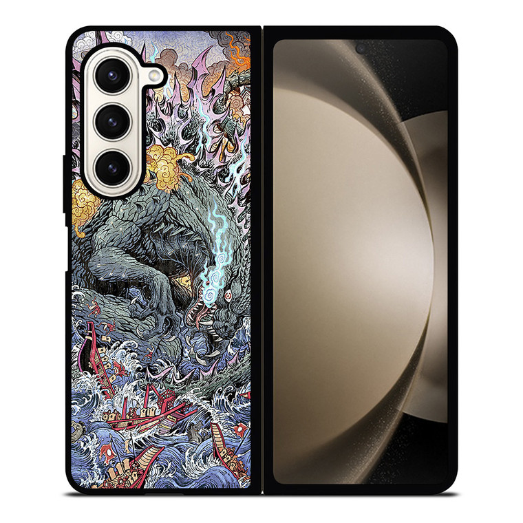 GODZILLA RAGE ACROSS Samsung Galaxy Z Fold 5 Case Cover