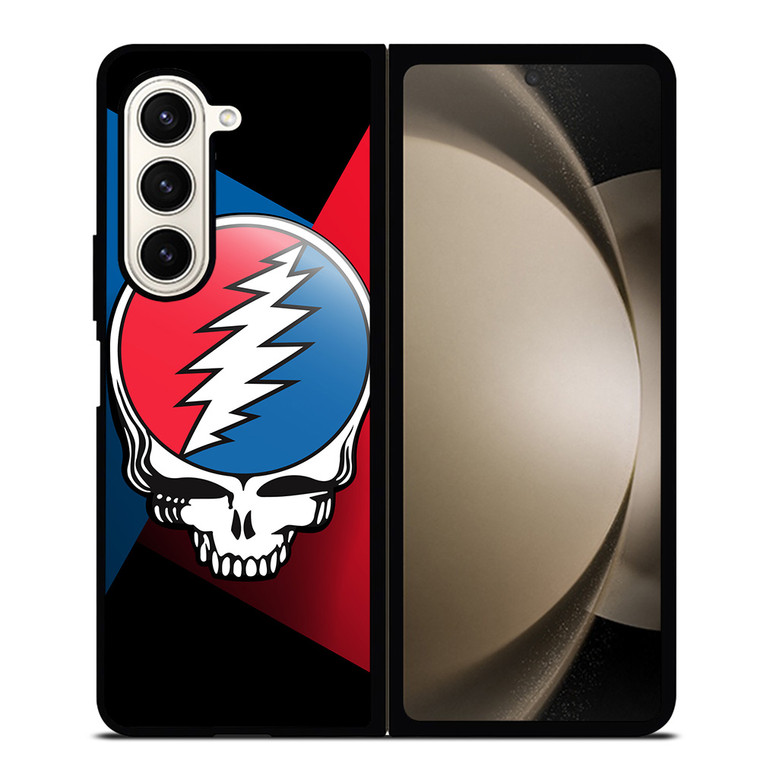 GRATEFUL DEAD SKULL STRIPS Samsung Galaxy Z Fold 5 Case Cover