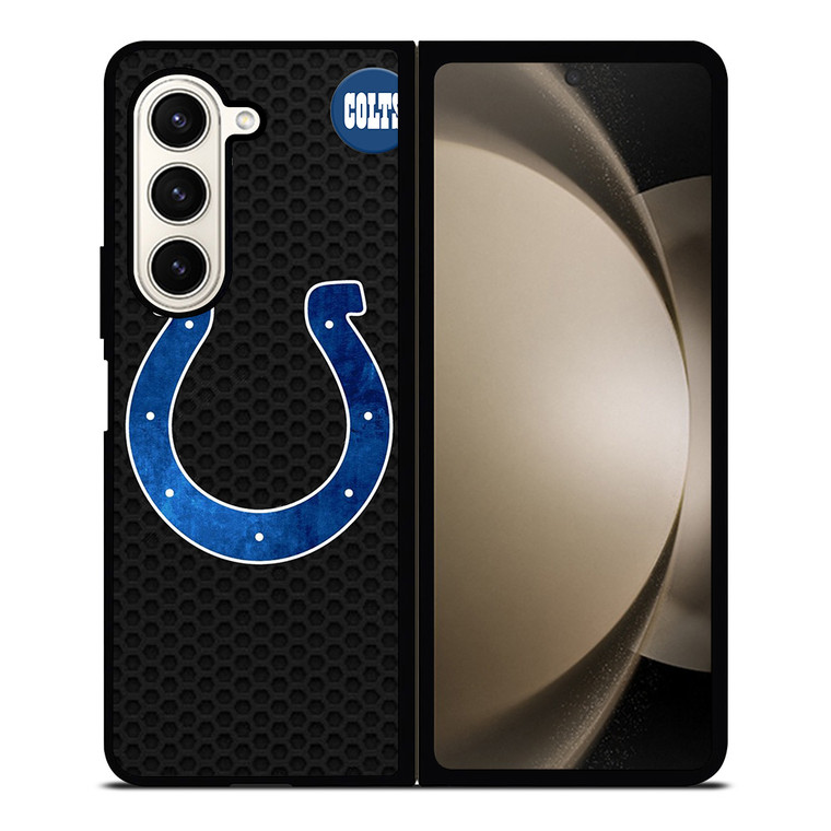 INDIANAPOLIS COLTS HEXA TEAM LOGO Samsung Galaxy Z Fold 5 Case Cover
