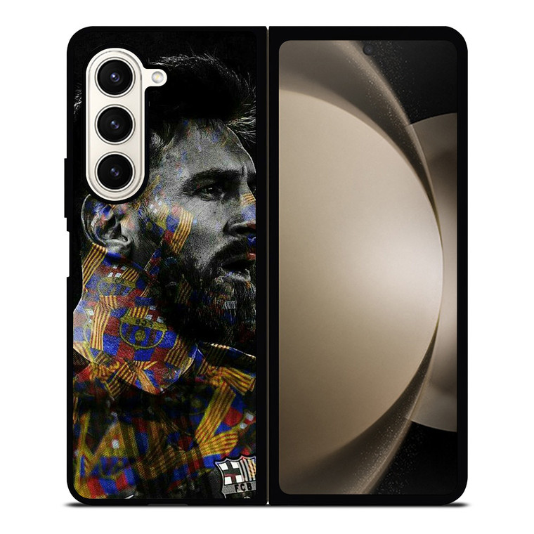 LEO MESSI BARCELONA ART Samsung Galaxy Z Fold 5 Case Cover