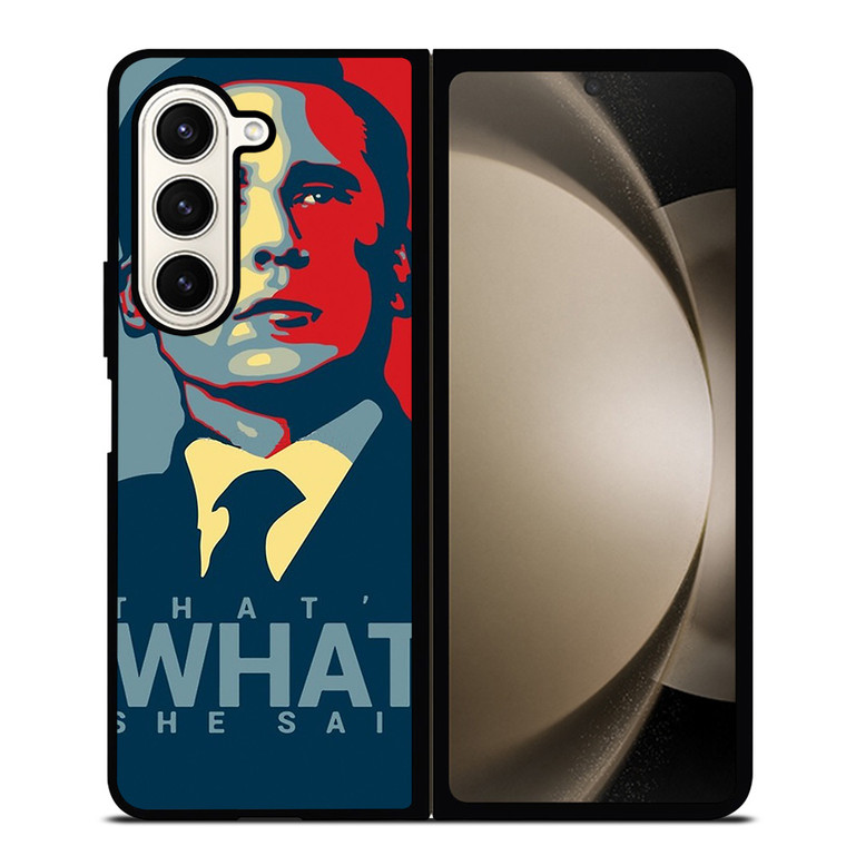 MICHAEL SCOTT ART Samsung Galaxy Z Fold 5 Case Cover