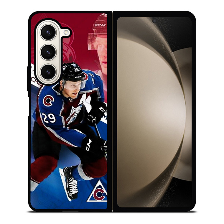NATHAN MACKINNON 29 COLORADO AVALANCHE Samsung Galaxy Z Fold 5 Case Cover