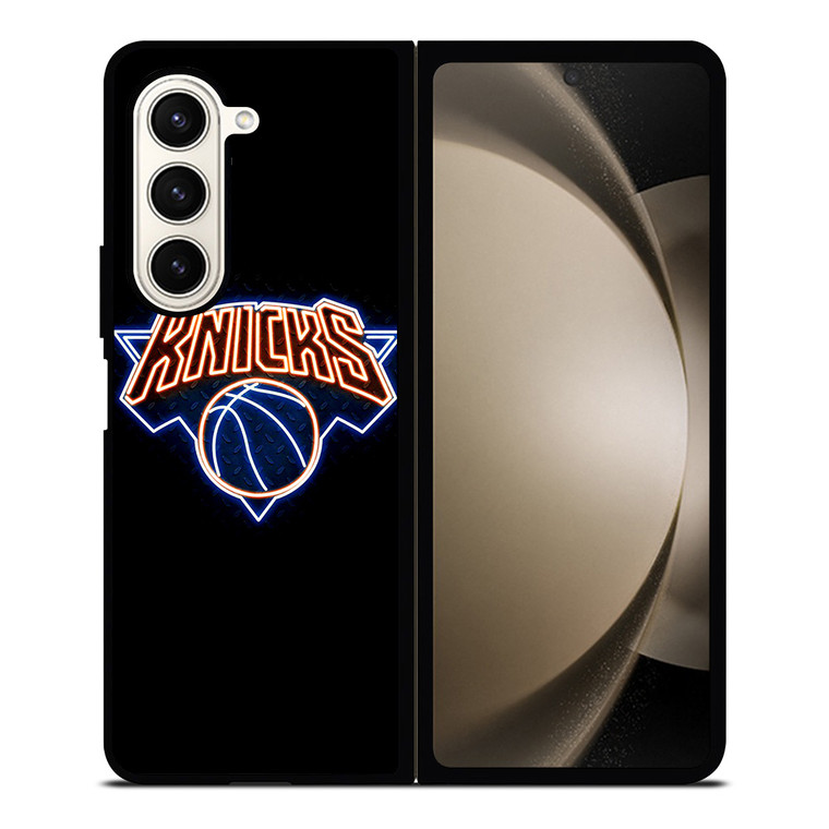 NEW YORK KNICKS NEON LOGO Samsung Galaxy Z Fold 5 Case Cover
