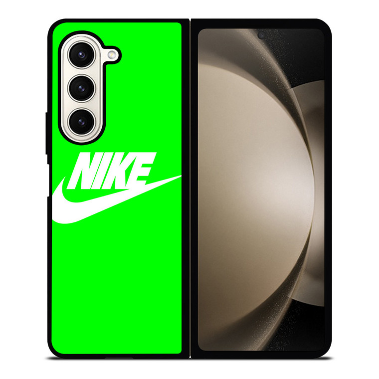 NIKE LOGO IN GREEN Samsung Galaxy Z Fold 5 Case Cover
