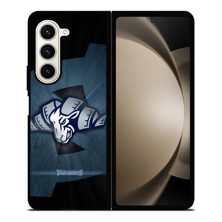 NORTH CAROLINA TAR HEELS INITIAL Samsung Galaxy Z Fold 5 Case Cover