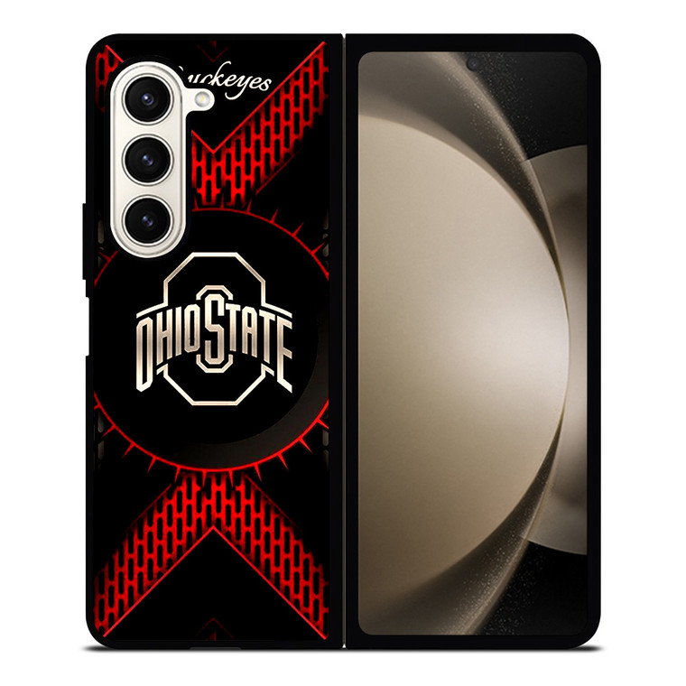 OHIO STATE BUCKEYES FOOTBALL TEAM LOGO Samsung Galaxy Z Fold 5 Case Cover