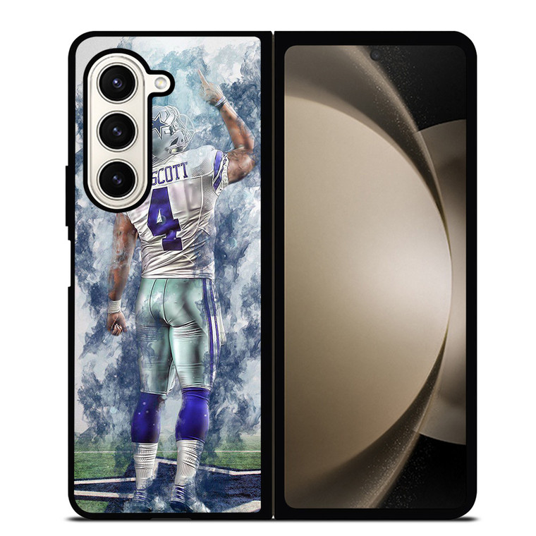 PRESCOTT 4 DALLAS COWBOYS Samsung Galaxy Z Fold 5 Case Cover