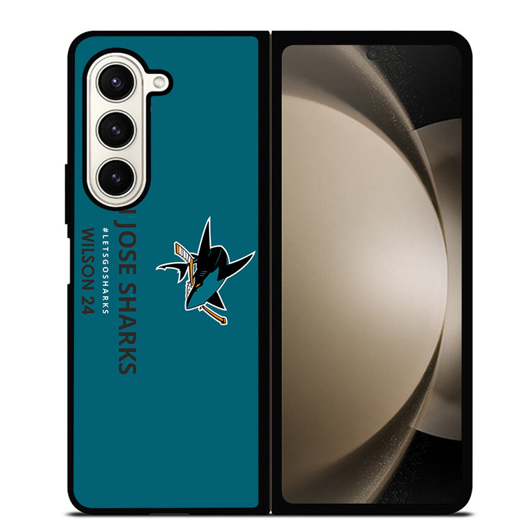 SAN JOSE SHARKS LANDSCAPE Samsung Galaxy Z Fold 5 Case Cover SAN JOSE SHARKS LANDSCAPE Samsung Galaxy Z Fold 5 Case Cover