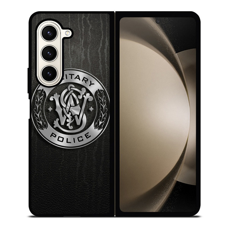 SMITH AND WESSON MILITARY POLICE METAL LOGO Samsung Galaxy Z Fold 5 Case Cover