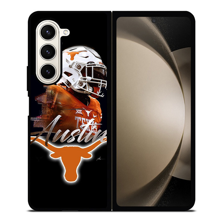 TEXAS LONGHORNS FOOTBALL AUSTIN Samsung Galaxy Z Fold 5 Case Cover TEXAS LONGHORNS FOOTBALL AUSTIN Samsung Galaxy Z Fold 5 Case Cover