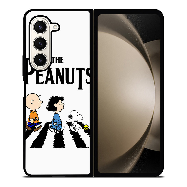 THE PEANUTS SNOOPY ABBEY ROAD Samsung Galaxy Z Fold 5 Case Cover