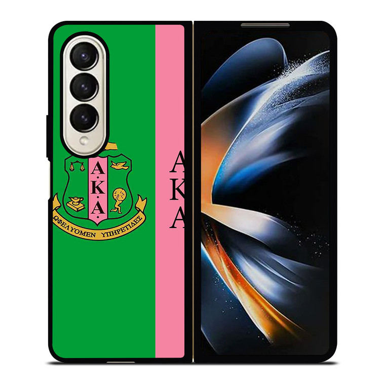 ALPHA KAPPA GREEN NEW Samsung Galaxy Z Fold 4 Case Cover