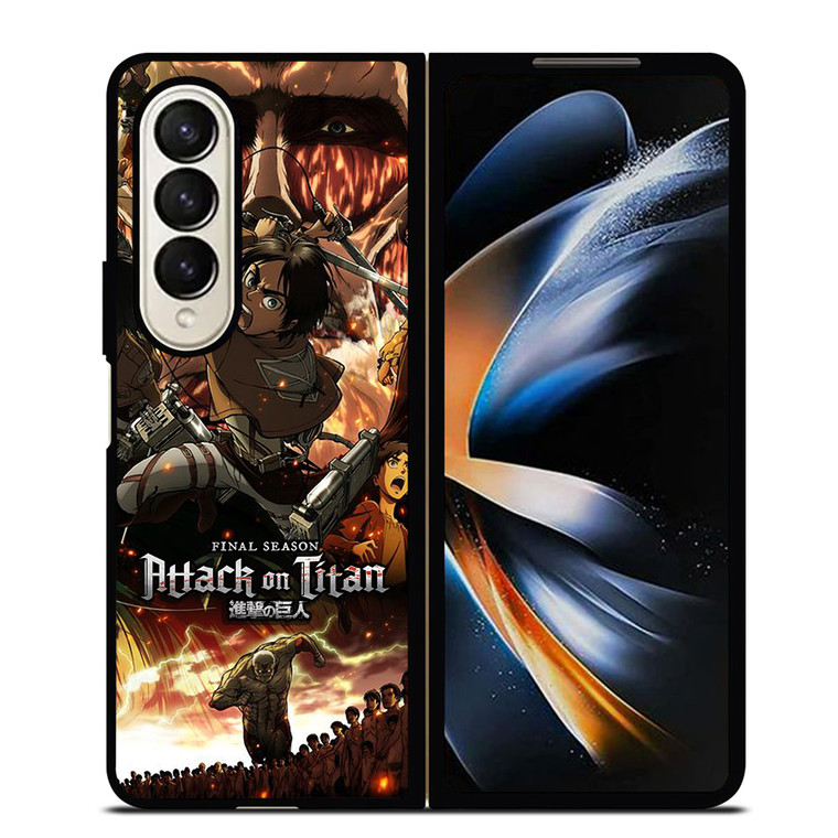 ATTACK ON TITAN ALL CHARACTER FINAL SEASON Samsung Galaxy Z Fold 4 Case Cover