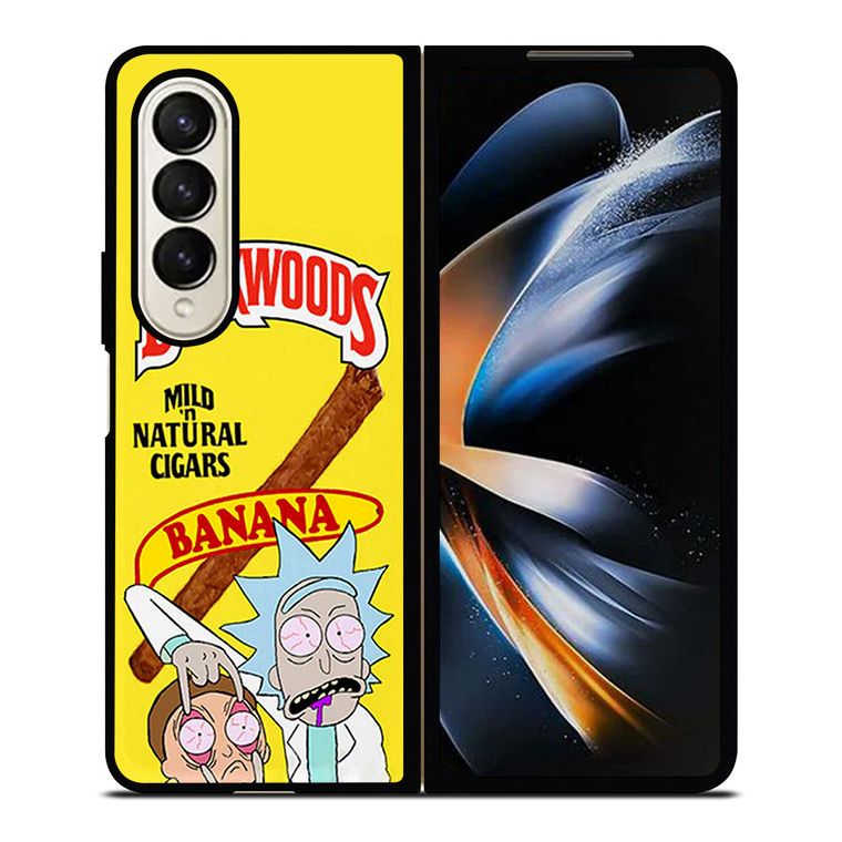 BACKWOODS RICK AND MORTY YELLOW Samsung Galaxy Z Fold 4 Case Cover BACKWOODS RICK AND MORTY YELLOW Samsung Galaxy Z Fold 4 Case Cover